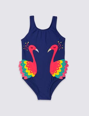 Peacock Applique Swimsuit &#40;3 Months - 5 Years&#41;